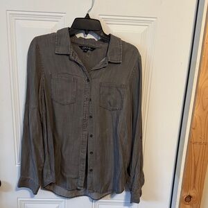 CHARLIE B Charcoal Button-Up Shirt